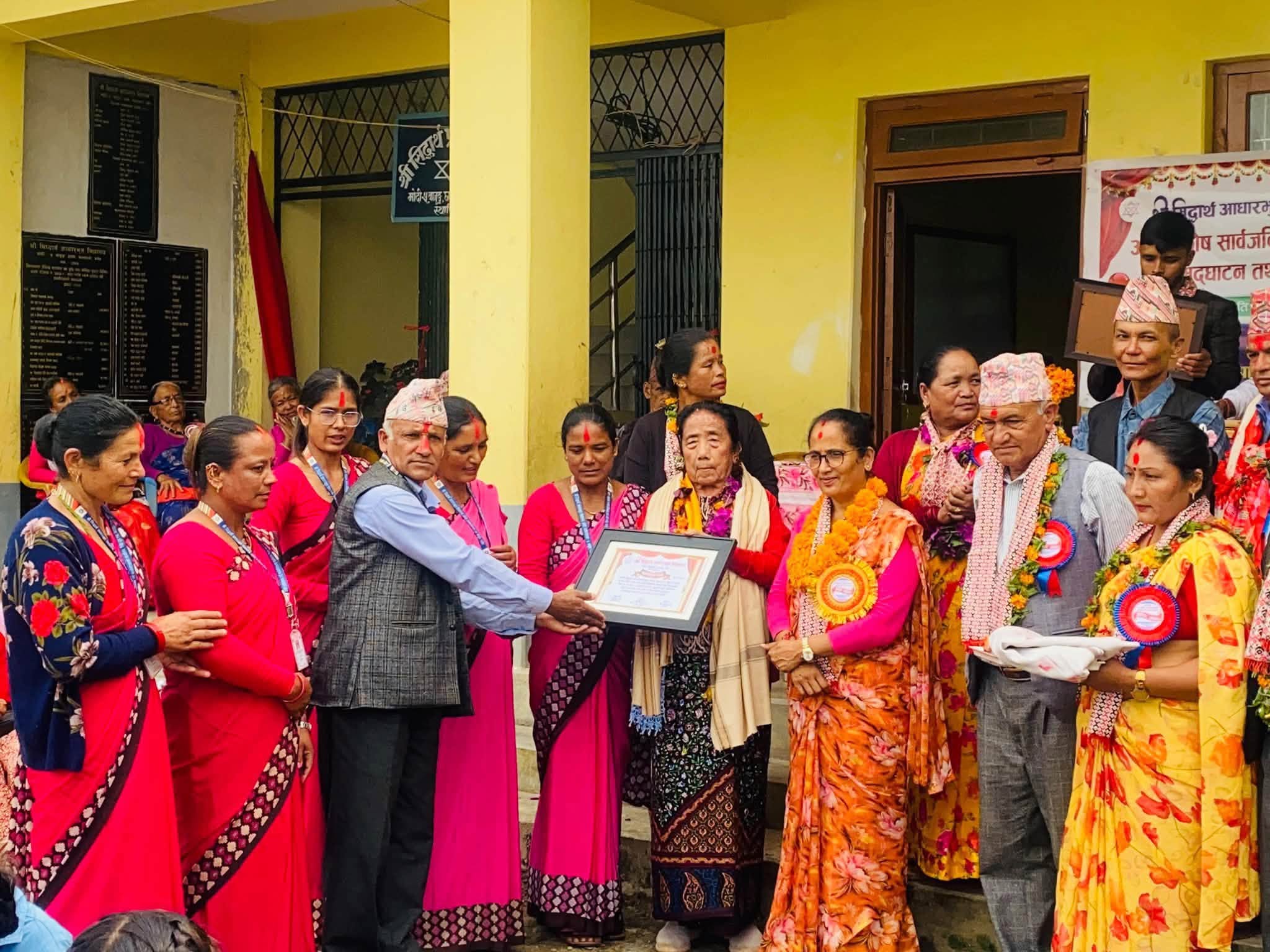 गुरुङ परिवारद्वारा रु. ३ लाख ५ हजारको अक्षयकोष स्थापना